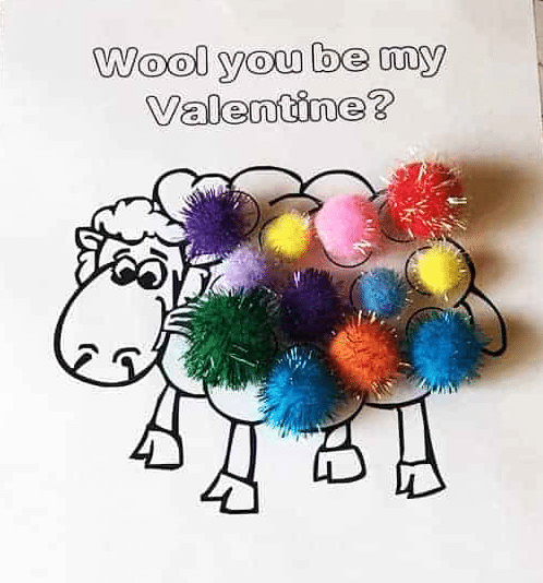 A Wool Figure for Valentine’s Day