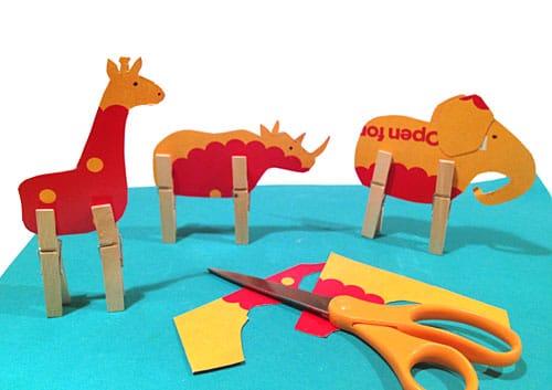 Clothespin Animals