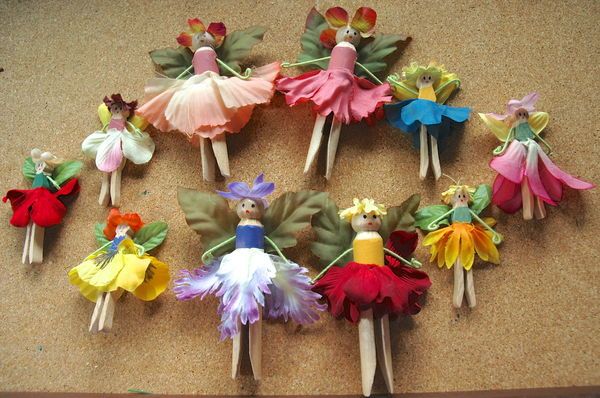 Clothespin Fairies