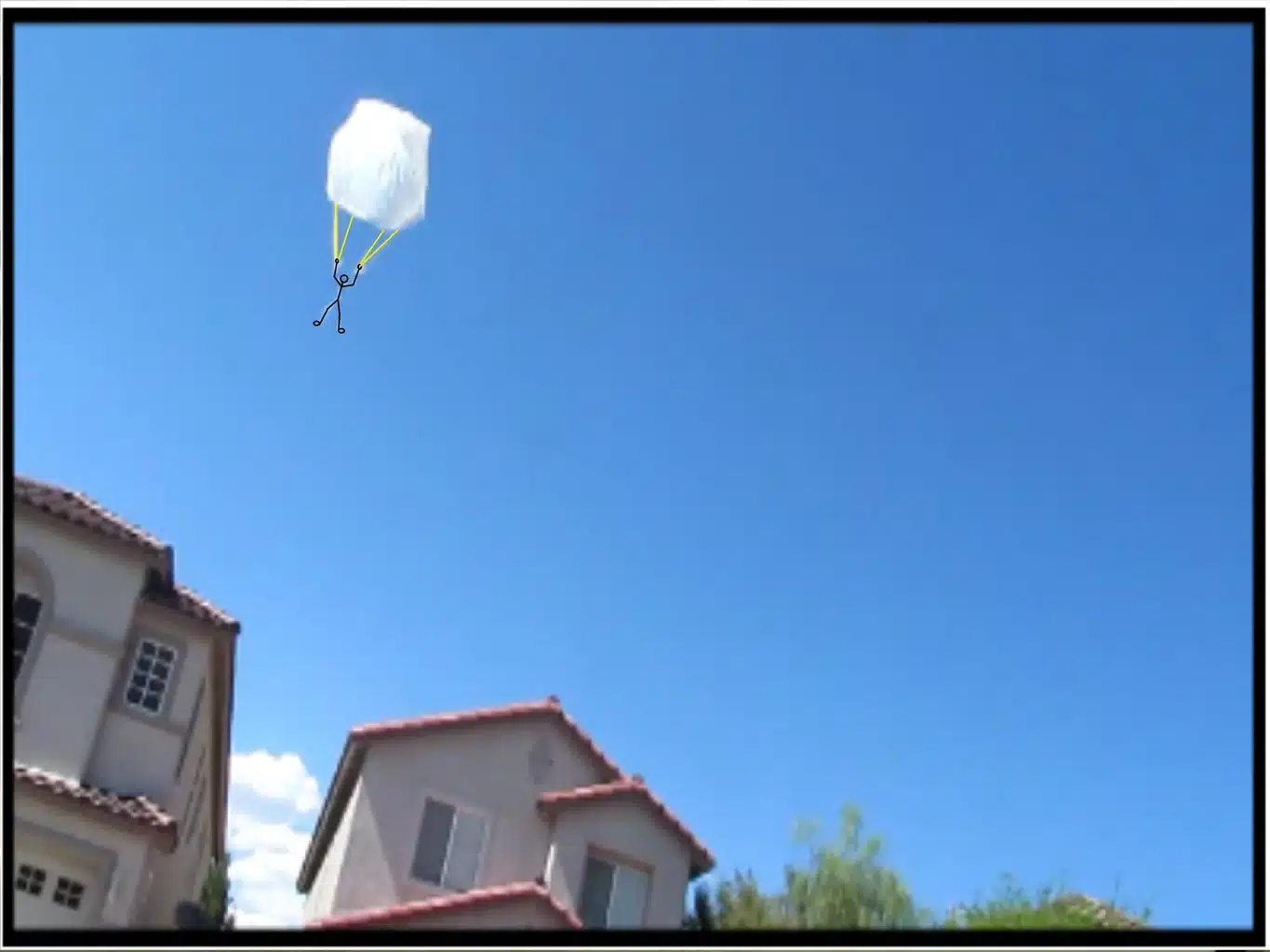 Clothespin Parachutes