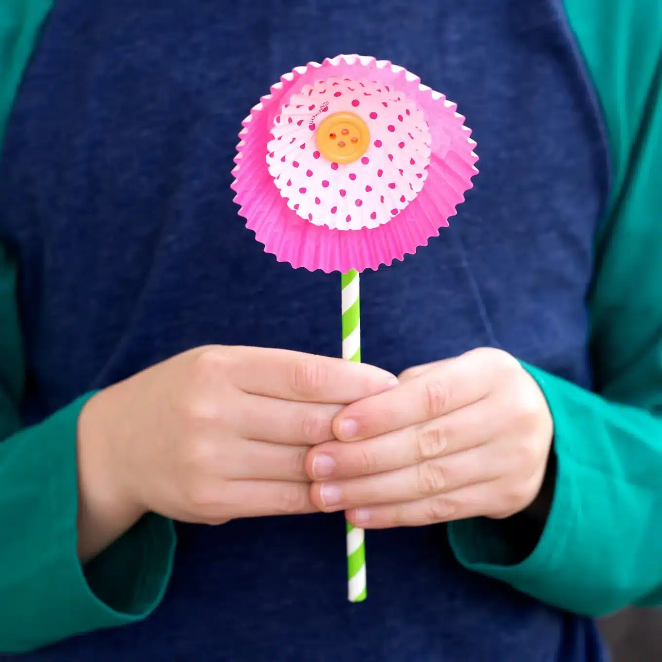 Cupcake Liner Flowers