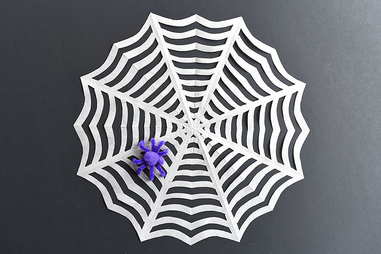 Cut Paper Cobwebs