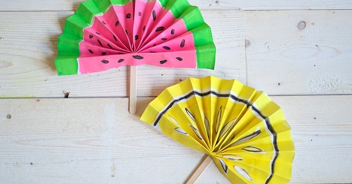 DIY Fruit Fans