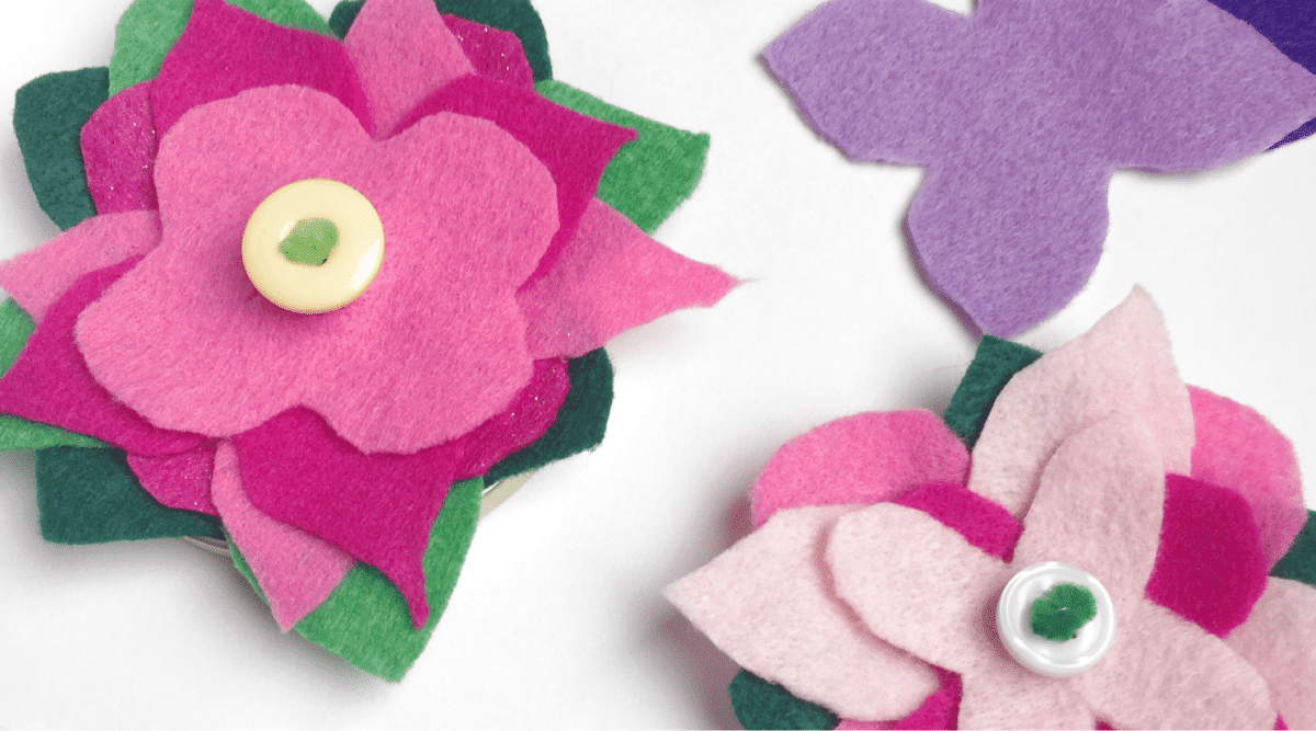  Felt Flowers