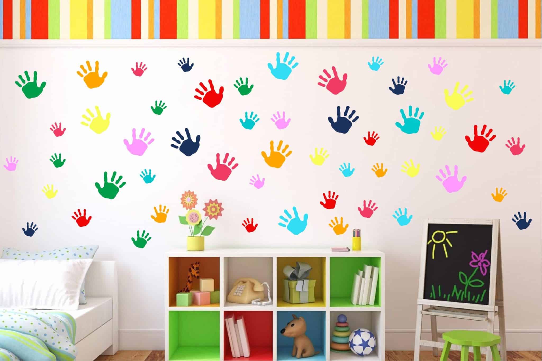 Handprint Tree Wall Decals