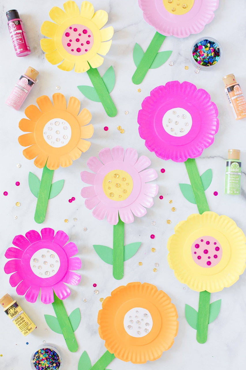 Paper Plate Flowers