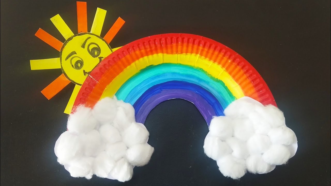 Paper Plate Rainbow