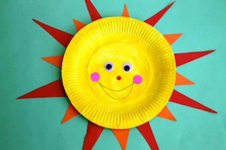 Paper Plate Sun