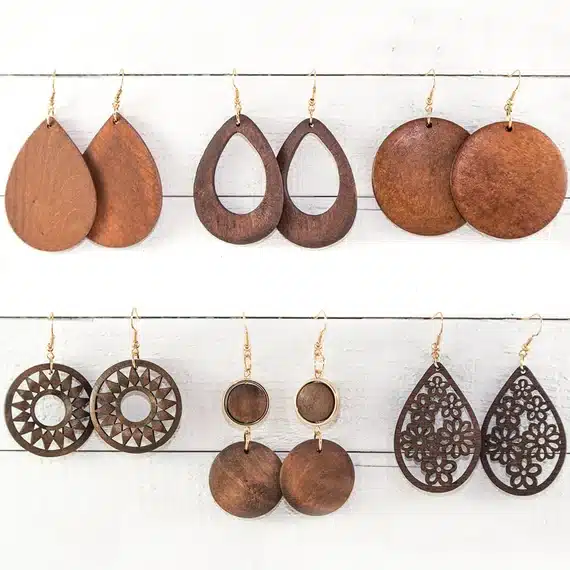 Wooden Earrings